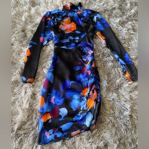 MARCIANO Size 4 Sexy Long Sleeve Mini Dress